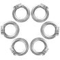 6 Pcs M10 304 Stainless Steel Lifting Eye Nut, 3/8" Metric Ring Shape Nut Threaded Fastener for V1258-DP02-B-3828