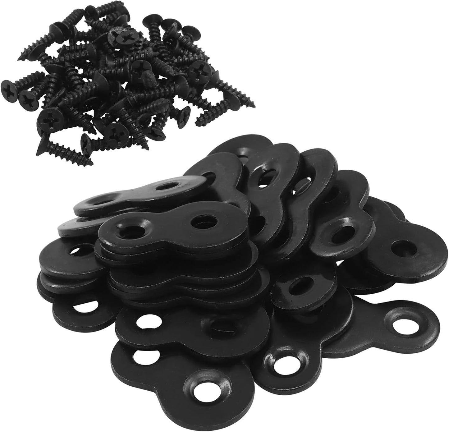 30 Pack Heavy Duty Figure 8 Fastener Clips, Solid Steel Fasteners Screws Heavy Duty Clips, Durable Table Top V1258-DP02-B-3835