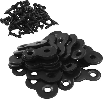 30 Pack Heavy Duty Figure 8 Fastener Clips, Solid Steel Fasteners Screws Heavy Duty Clips, Durable Table Top V1258-DP02-B-3835
