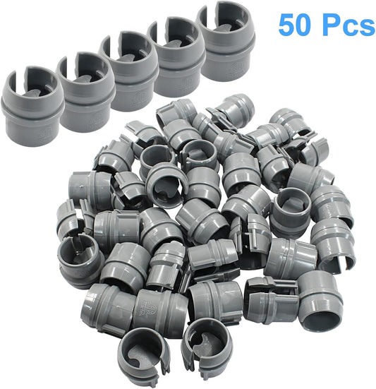 50 PCS 1/2 Inch Non-Metallic Cable Connector, Quick Installation Labor Saving Cable Connector for 14/2-10/3 V1258-DP02-B-3853