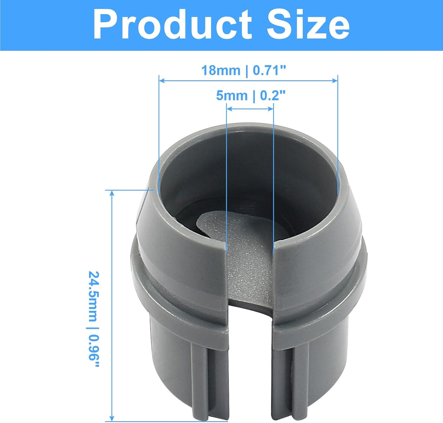 50 PCS 1/2 Inch Non-Metallic Cable Connector, Quick Installation Labor Saving Cable Connector for 14/2-10/3 V1258-DP02-B-3853