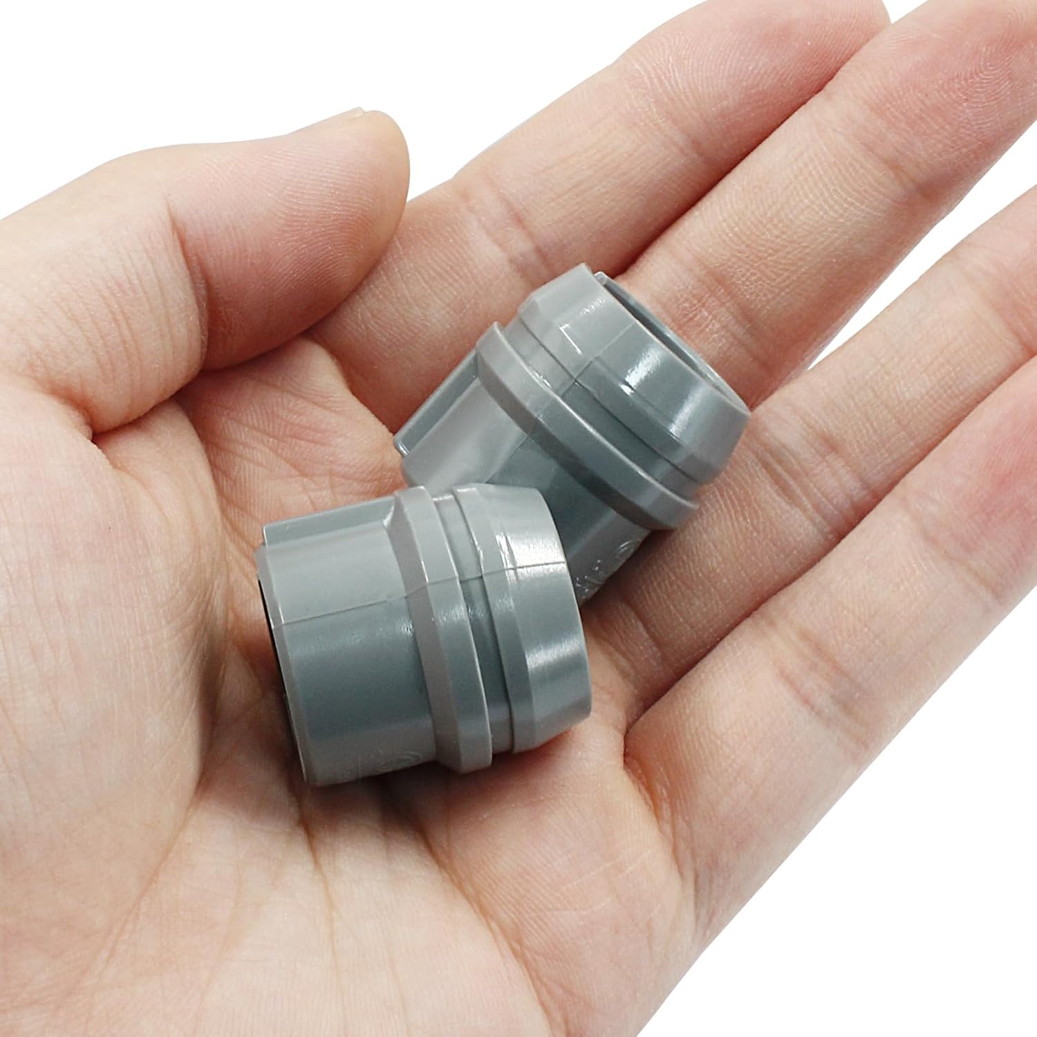 50 PCS 1/2 Inch Non-Metallic Cable Connector, Quick Installation Labor Saving Cable Connector for 14/2-10/3 V1258-DP02-B-3853