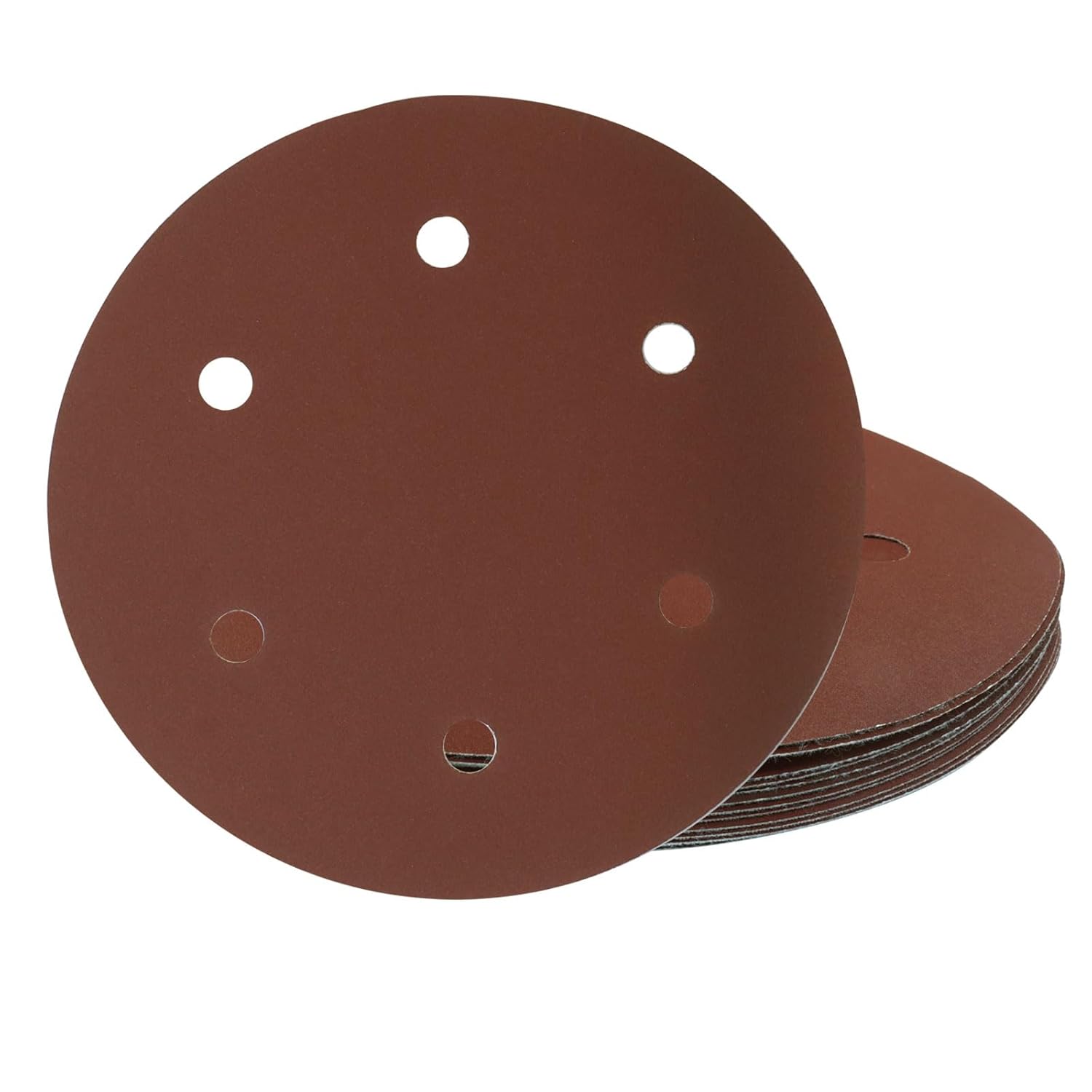 15 Pack 9 Inch 6 Hole Sanding Discs, 180 Grit Hook and Loop Sandpaper, Drywall Sanding Pads for Drywall V1258-DP02-B-3854