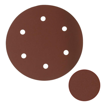 15 Pack 9 Inch 6 Hole Sanding Discs, 180 Grit Hook and Loop Sandpaper, Drywall Sanding Pads for Drywall V1258-DP02-B-3854