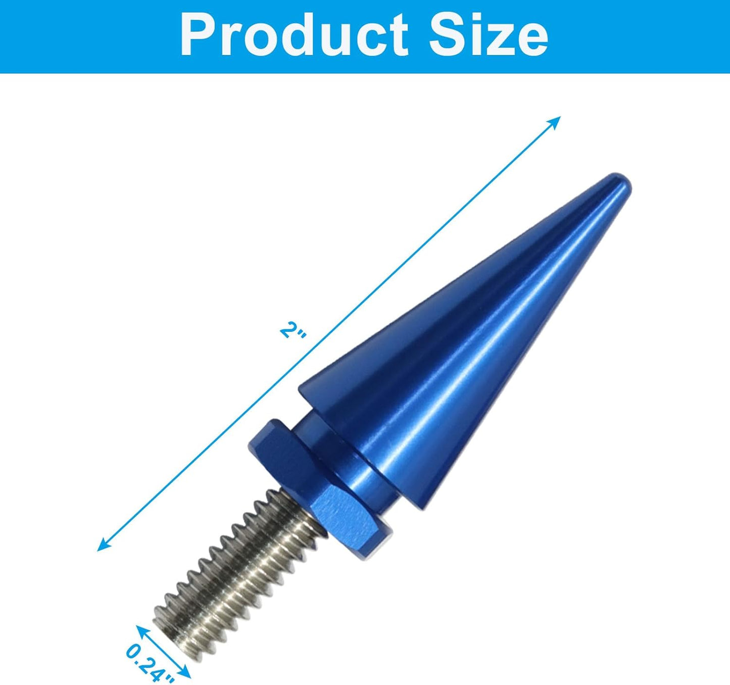 Windshield Bolts Blue Fairing Bolts, Windscreen Screws Kit Compatible for Street Glide, Electra Glide, Ultra V1258-DP02-B-3863