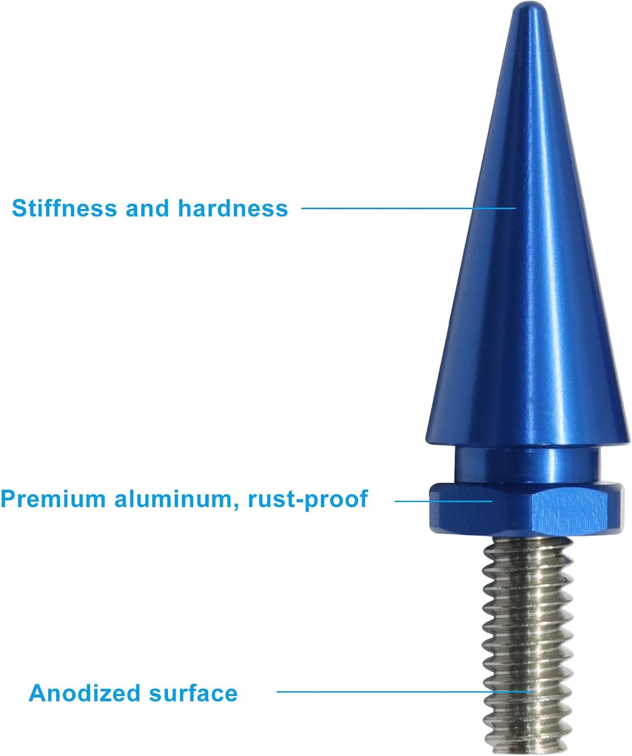 Windshield Bolts Blue Fairing Bolts, Windscreen Screws Kit Compatible for Street Glide, Electra Glide, Ultra V1258-DP02-B-3863