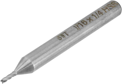 End Mill Cutter 1/16" Cutting Dia 1/4" Shank Dia 4 Flutes End Mill Drill Bit - 5pcs V1258-DP02-B-3884