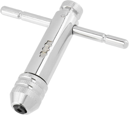 Ratchet Tap Wrench Adjustable T-Handle Tap Wrench Capacity Range M5-M12 V1258-DP02-B-3885