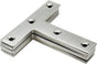 T Brackets Mending Plate 3.14" x 3.14" Stainless Steel Flat Repair Plate - 10pcs V1258-DP02-B-3886