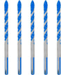 5pcs Masonry Drill Bit 15/64" Drilling Dia Carbide Drill Bit for Glass, Tile and Ceramic V1258-DP02-B-3888
