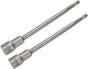 Hex Shank Magnetic Power Nut Driver Bit Set 13mm Hex Socket Extension Long Metric Hex Driver Bits -2pcs V1258-DP02-B-3889