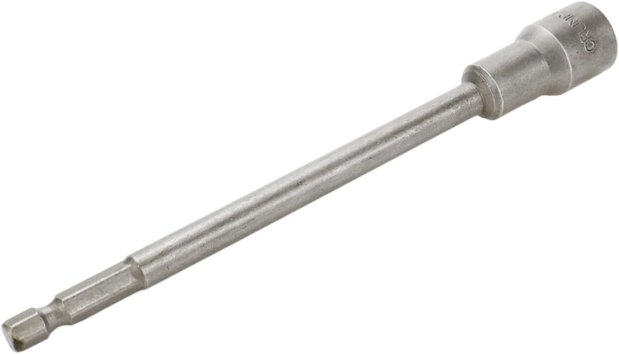 Hex Shank Magnetic Power Nut Driver Bit Set 13mm Hex Socket Extension Long Metric Hex Driver Bits -2pcs V1258-DP02-B-3889