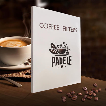 Coffee Filters #4, Cone Coffee Filter 8-12 Cup, 200 Unbleached Natural Coffee Filters V1258-DP02-B-389
