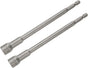 Hex Shank Magnetic Power Nut Driver Bit Set 10mm Hex Socket Extension Long Metric Hex Driver Bits -2pcs V1258-DP02-B-3896