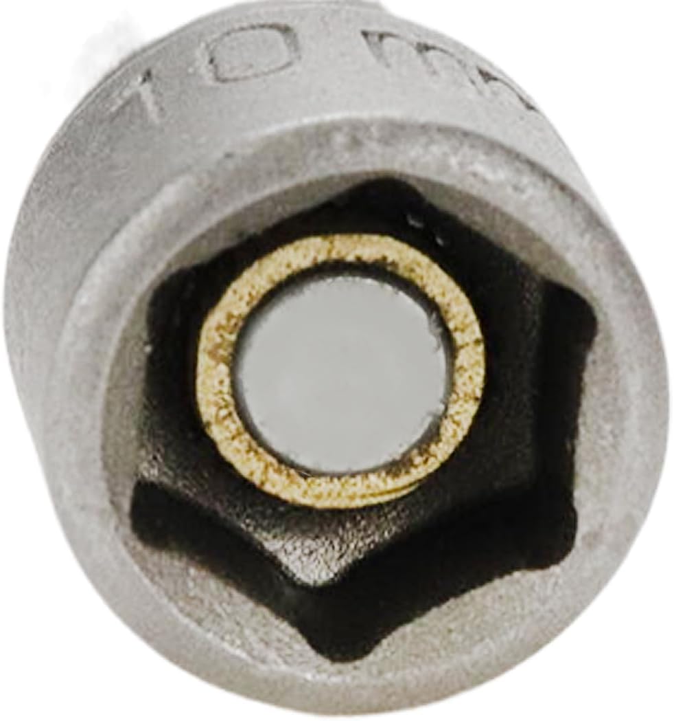 Hex Shank Magnetic Power Nut Driver Bit Set 10mm Hex Socket Extension Long Metric Hex Driver Bits -2pcs V1258-DP02-B-3896