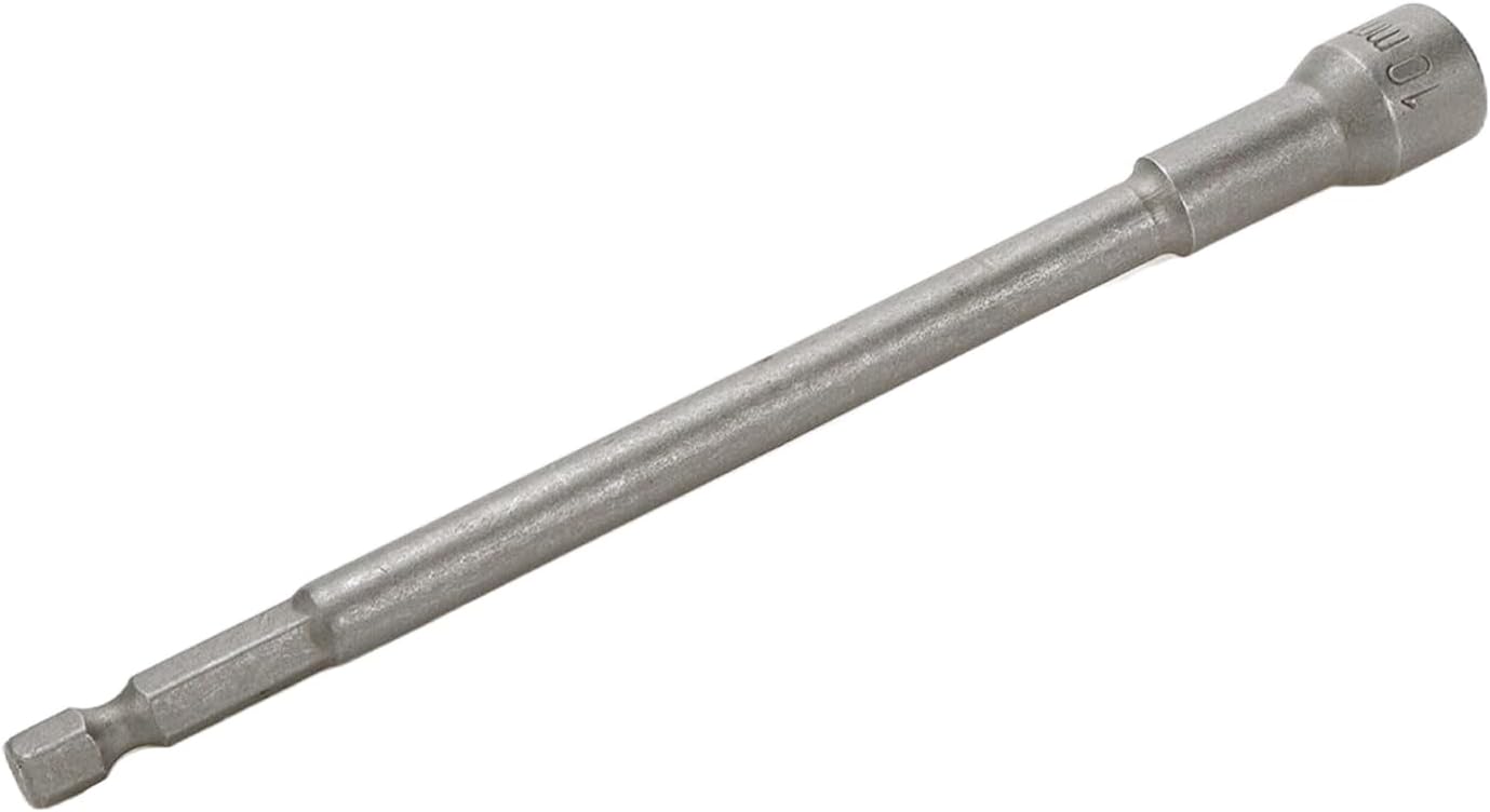 Hex Shank Magnetic Power Nut Driver Bit Set 10mm Hex Socket Extension Long Metric Hex Driver Bits -2pcs V1258-DP02-B-3896