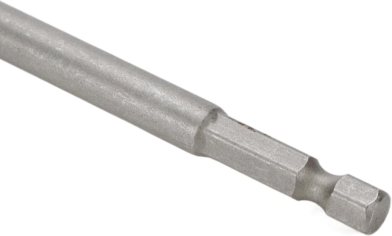 Hex Shank Magnetic Power Nut Driver Bit Set 10mm Hex Socket Extension Long Metric Hex Driver Bits -2pcs V1258-DP02-B-3896