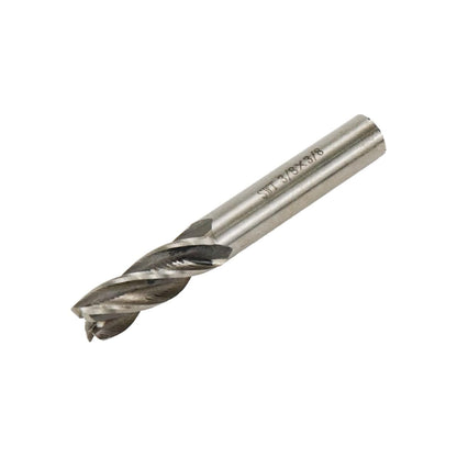 Square End Mill 3/8" Cutting Dia x 3/8" Shank Dia 4 Flute Straight End Mill Cutter - 2pcs V1258-DP02-B-3899