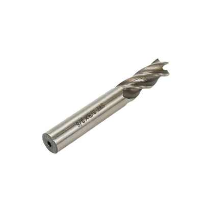 Square End Mill 3/8" Cutting Dia x 3/8" Shank Dia 4 Flute Straight End Mill Cutter - 2pcs V1258-DP02-B-3899