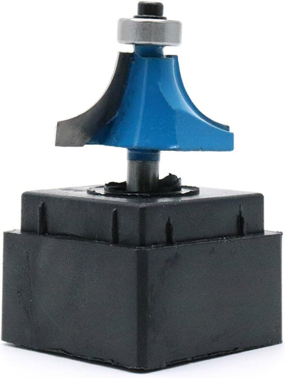 Round Over Edging Router Bit 1/4" Shank 1/2" Cutting Radius Bearing Guide Corner Rounding Router Bit V1258-DP02-B-3901