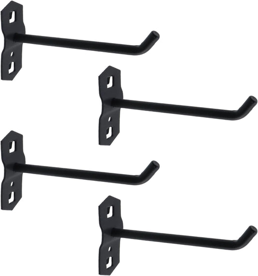 Pegboard Hooks Heavy Duty Metal Steel 3/8" Square Hole Peg Hooks Suitbale for 1.5" Spaced Pegboards Garage V1258-DP02-B-3902