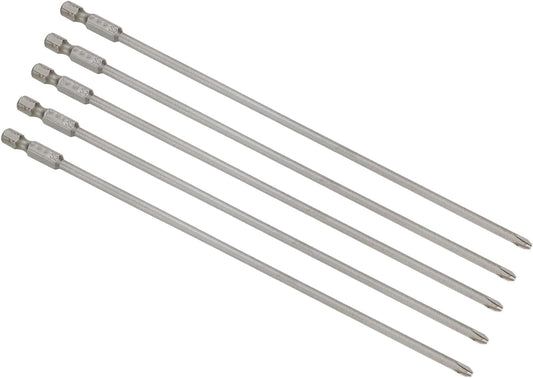 1/4 Inch Hex Shank Magnetic Long Cross Screw Head Screwdriver Bits PH2 4mm Dia Cross Head Magnetic V1258-DP02-B-3909