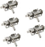 Slide Bolt Latch Stainless Steel Security Guard Door Latch -Pack of 5 V1258-DP02-B-3914