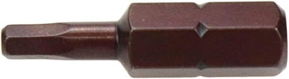 3mm Hex Tamper Resistant Bit Set 1/4 Inch Hex Shank Magnetic Bit Set 1 Inch Length - 24pcs V1258-DP02-B-3919