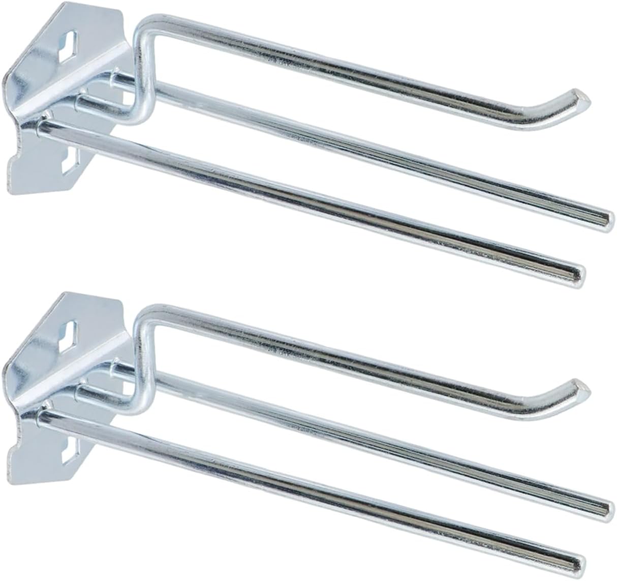 Pegboard Hooks Heavy Duty Metal Steel 3/8" Square Hole Peg Hooks Suitbale for 1.5" Spaced Pegboards Wall V1258-DP02-B-3923