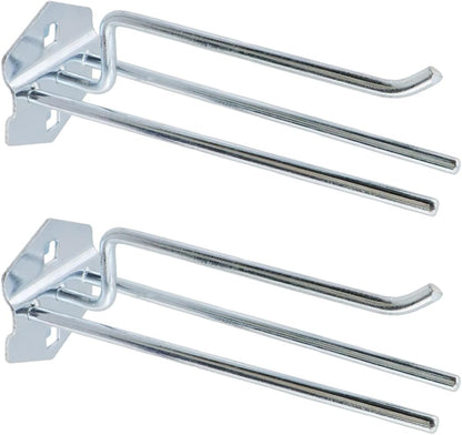 Pegboard Hooks Heavy Duty Metal Steel 3/8" Square Hole Peg Hooks Suitbale for 1.5" Spaced Pegboards Wall V1258-DP02-B-3923
