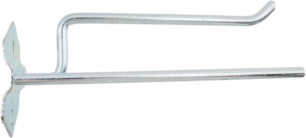 Pegboard Hooks Heavy Duty Metal Steel 3/8" Square Hole Peg Hooks Suitbale for 1.5" Spaced Pegboards Wall V1258-DP02-B-3923