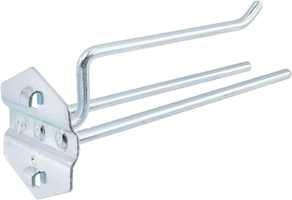 Pegboard Hooks Heavy Duty Metal Steel 3/8" Square Hole Peg Hooks Suitbale for 1.5" Spaced Pegboards Wall V1258-DP02-B-3923