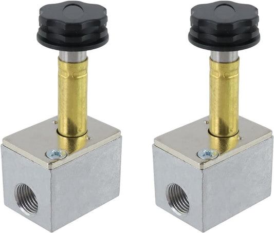 Electric Solenoid One Way Air Valve Body Aluminum Power-Off Vent Exhaust Valves Body for Air Compresspr V1258-DP02-B-3930