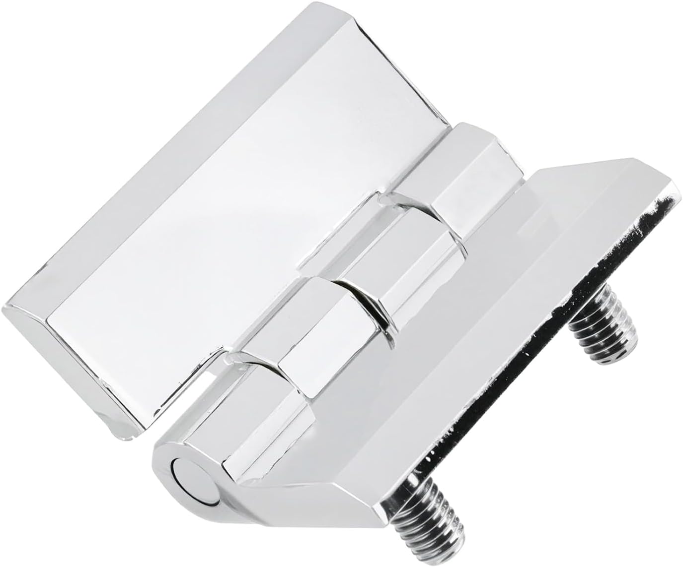 Cabinet Hinge Zinc Alloy Door Hinges with Screw Bolts Polished Chrom Silver Butt Hinge for Electrical V1258-DP02-B-3936