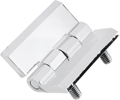 Cabinet Hinge Zinc Alloy Door Hinges with Screw Bolts Polished Chrom Silver Butt Hinge for Electrical V1258-DP02-B-3936