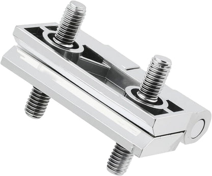 Cabinet Hinge Zinc Alloy Door Hinges with Screw Bolts Polished Chrom Silver Butt Hinge for Electrical V1258-DP02-B-3936