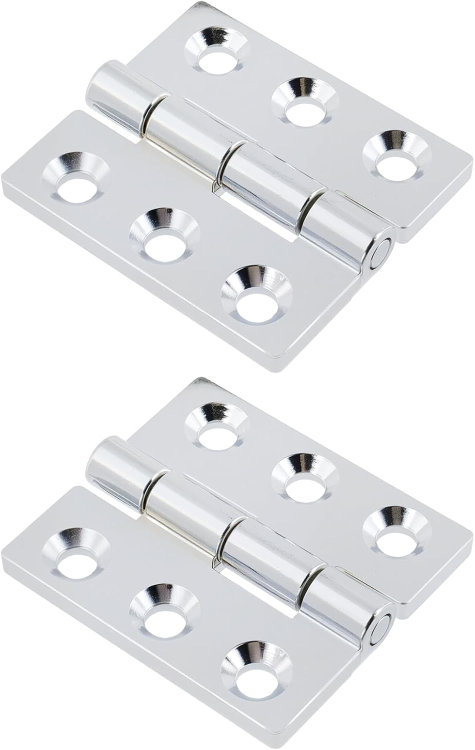 Butt Hinge Zinc Alloy Cabinet Hinges Polished Chrom Silver Residential Bed Room Hinge for Doors Hardware V1258-DP02-B-3941