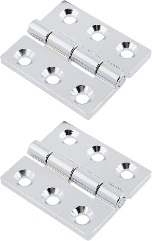 Butt Hinge Zinc Alloy Cabinet Hinges Polished Chrom Silver Residential Bed Room Hinge for Doors Hardware V1258-DP02-B-3941