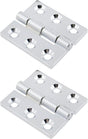 Butt Hinge Zinc Alloy Cabinet Hinges Polished Chrom Silver Residential Bed Room Hinge for Doors Hardware V1258-DP02-B-3941