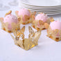 Efavormart 50 Pack | 4" Mini Metallic Gold Butterfly Truffle Cup Dessert Liners, Square Cupcake Tray Wrappers V1258-DP02-B-3951