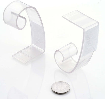 Efavormart 12 PCS Adjustable Clear Plastic Large Table Skirt Clips for Wedding Party Event Decoration - 3" V1258-DP02-B-3963