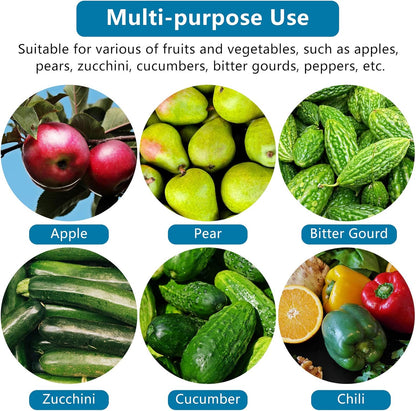 2 Pieces Jalapeno Pepper Corer Zucchini Cucumber Corer Remover with Serrated Slice and Rubber Handle Seed V1258-DP02-B-4007