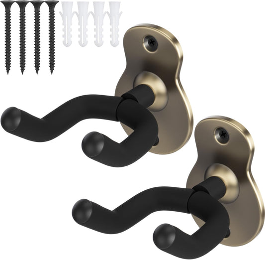 2 Pcs Crossbow Hanger for Wall Vertical Rack Wall Mount Metal Gun Holder Compound Bow Hanger Holder Displays V1258-DP02-B-4015