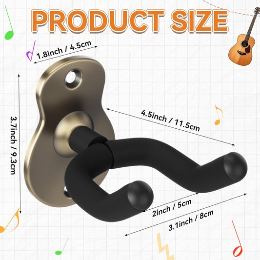 2 Pcs Crossbow Hanger for Wall Vertical Rack Wall Mount Metal Gun Holder Compound Bow Hanger Holder Displays V1258-DP02-B-4015