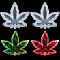 2 Pieces Maple Leaf Silicone Resin Mold, Large Leaf Tray Casting Mold for DIY Coasters, Soap Dish, Home V1258-DP02-B-4016