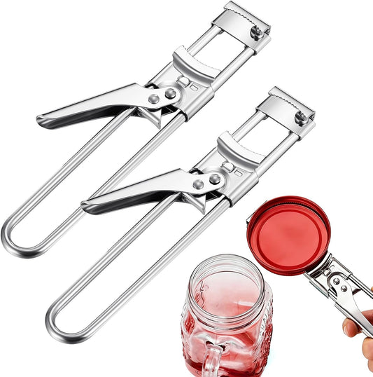 2 Pieces Master Opener Adjustable Jar and Bottle Adjustable Multifunction Stainless Steel Can Jar Lid Gripper V1258-DP02-B-4017