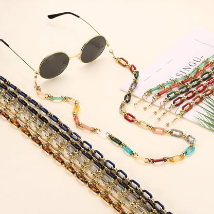 Acrylic Glasses Chain, Eyeglass Chain Holder Strap Chains V1258-DP02-B-4024