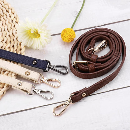 Purse Strap, Leather Adjustable Replacement Strap for Women's Crossbody Handbags Bag, 0.6" Wide, 41-51" Long V1258-DP02-B-4026