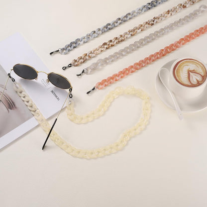 Eyeglass Chains for Women, Acrylic Eyeglass Holder Chains Adjustable Sunglasses Lanyards Holder Chain for V1258-DP02-B-4029