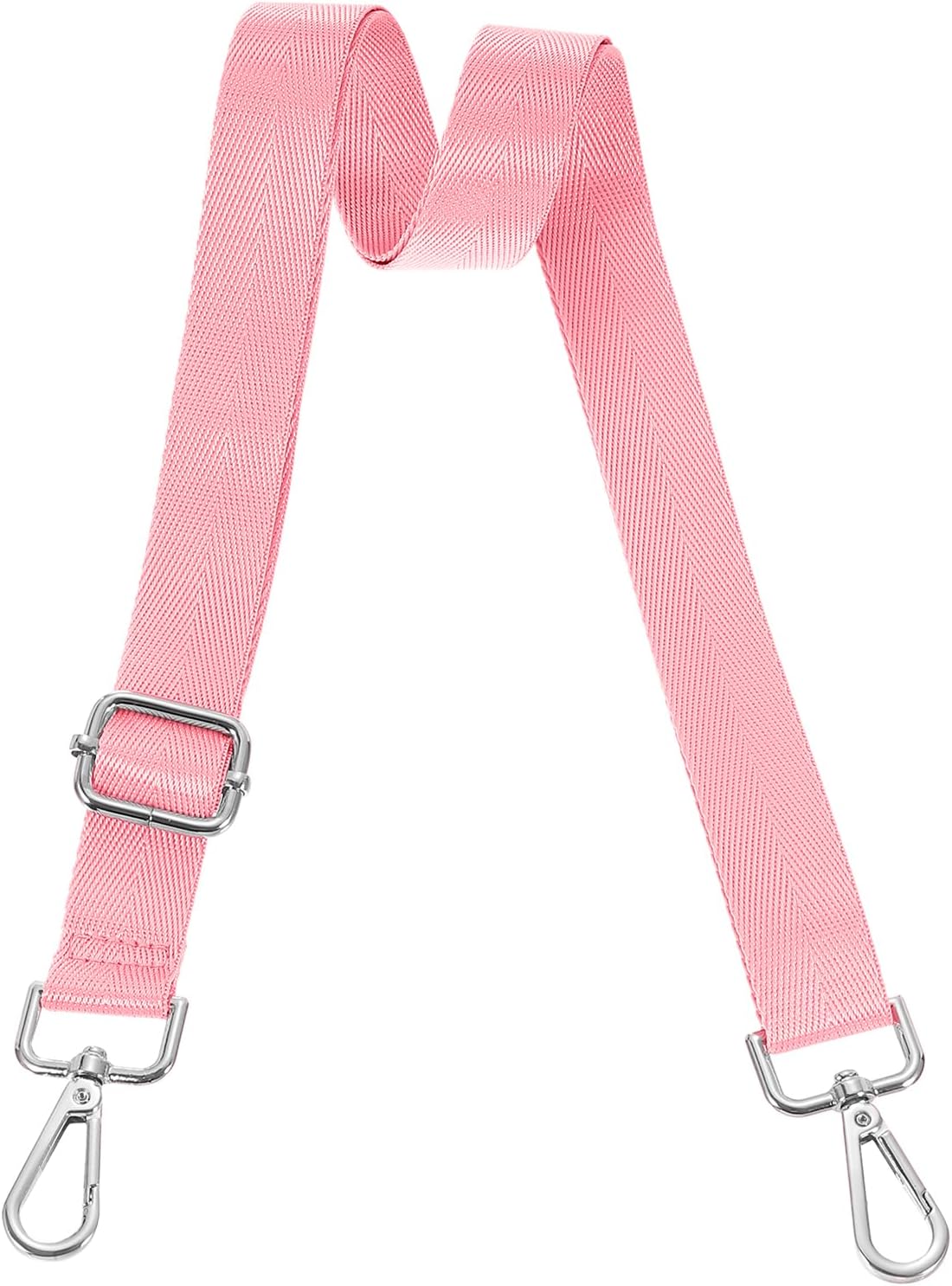Wide Shoulder Strap, 2.5cm Adjustable Purse Strap Replacement Crossbody Strap for Shoulder Bag Handbag, Pink, V1258-DP02-B-4030